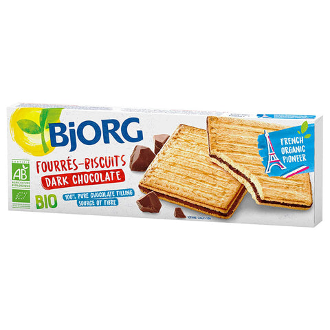 Bjorg Biscuits With Dark Chocolate Filling 150g