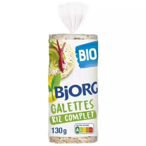 Bjorg Wholemeal Rice Cakes 130g