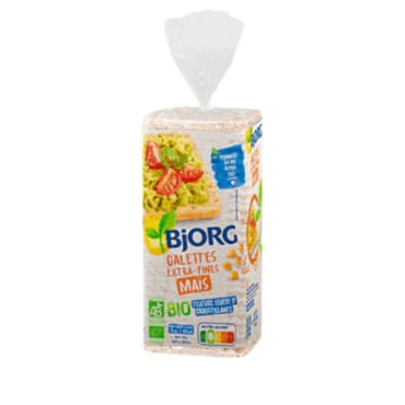 Bjorg Corn Cakes Extra Thin 130g | Organic Biscuits Bjorg Corn Cakes Extra Thin 130g | Organic Biscuits