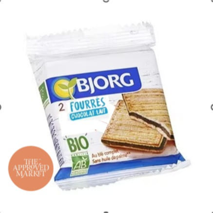 Bjorg Biscuits With Milk Chocolate Filling 50g