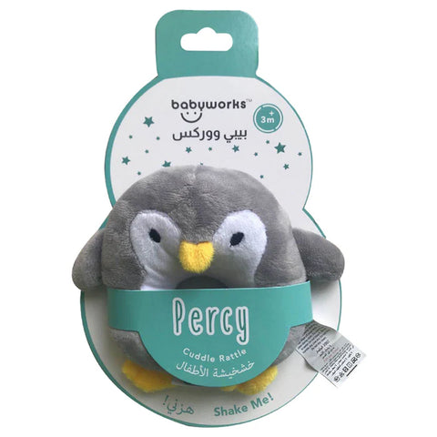 Baby Works - Bibibaby Cuddle Rattle - Percy Penguin