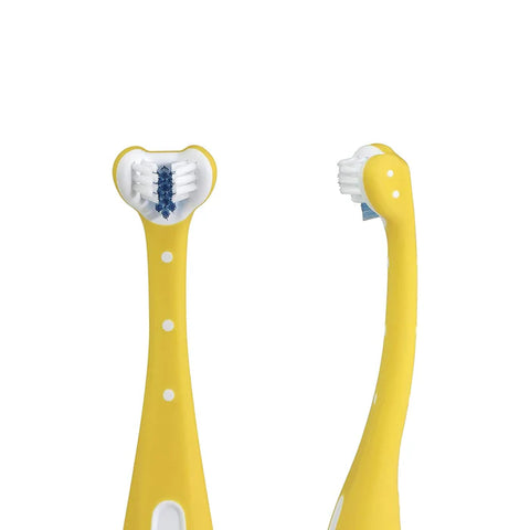 Fridababy - Triple-Angle Toothhugger Training Toothbrush For Toddler - Yellow