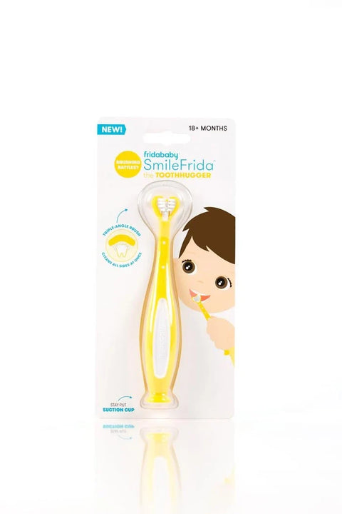 Fridababy - Triple-Angle Toothhugger Training Toothbrush For Toddler - Yellow