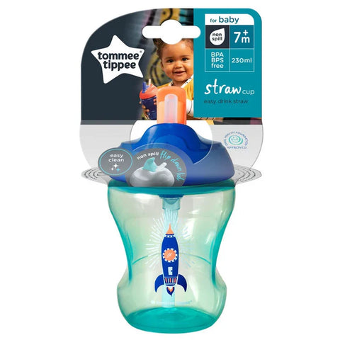 Tommee Tippee Easy Drink Straw Cup, 150Ml (Green-Blue)