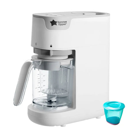 Tommee Tippee Quick Cook Baby Food Steamer Blender (White)