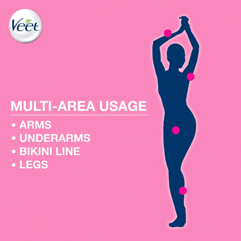 Veet Silk and Fresh In Shower Hair Removal Cream for Dry Skin 150g