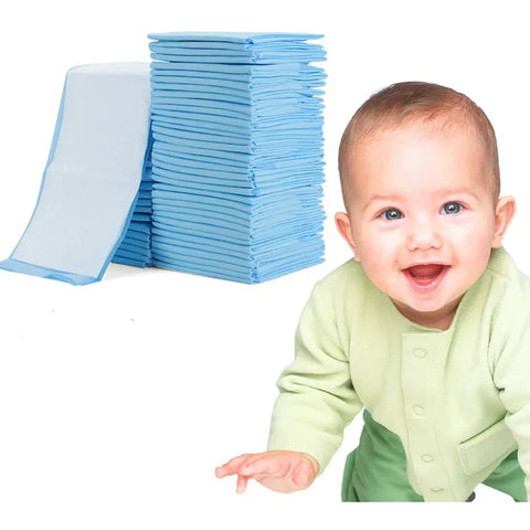 Little Story - Disposable Diaper Changing Mats - Pack Of 50Pcs (Blue)