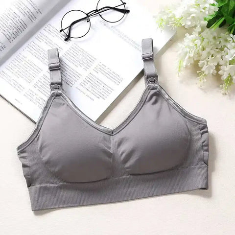 Sunveno - Breastfeeding Nursing Bra 80B (Grey)