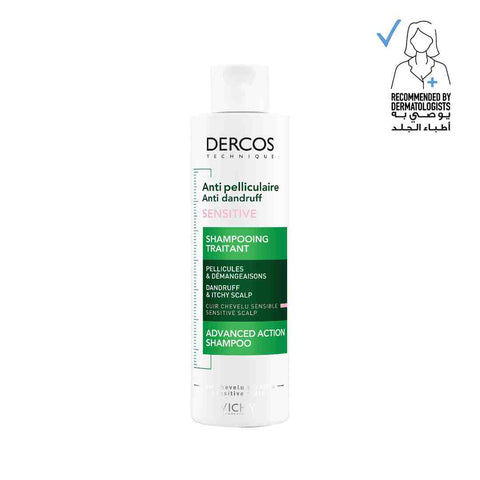 Vichy Dercos Anti Dandruff Sensitive Scalp Shampoo for Normal to Oily hair 200ml