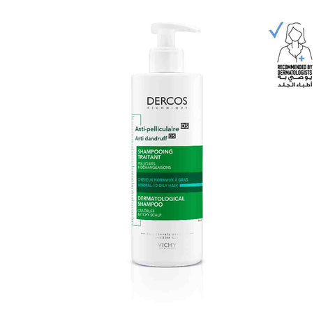 Vichy Dercos Anti Dandruff Shampoo for Normal to Oily hair 390ml