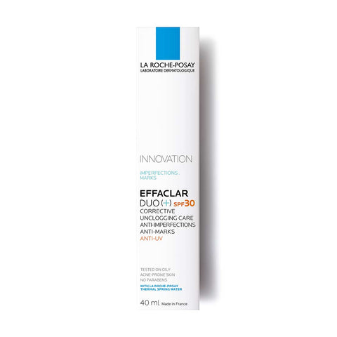 La Roche-Posay Effaclar Duo+ SPF30 Acne Treatment Cream for Oily and Acne Prone Skin 40ml