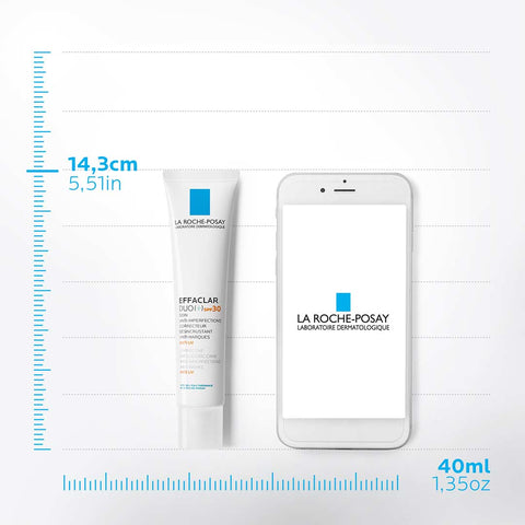 La Roche-Posay Effaclar Duo+ SPF30 Acne Treatment Cream for Oily and Acne Prone Skin 40ml