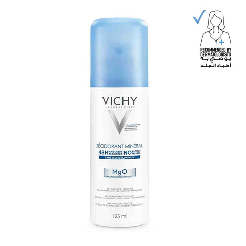 Vichy 48 Hour Mineral Aluminum Free Spray Deodorant 125ml