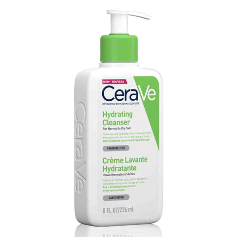 Cerave Hydrating Cleanser for Normal to Dry Skin with Hyaluronic Acid 236Ml