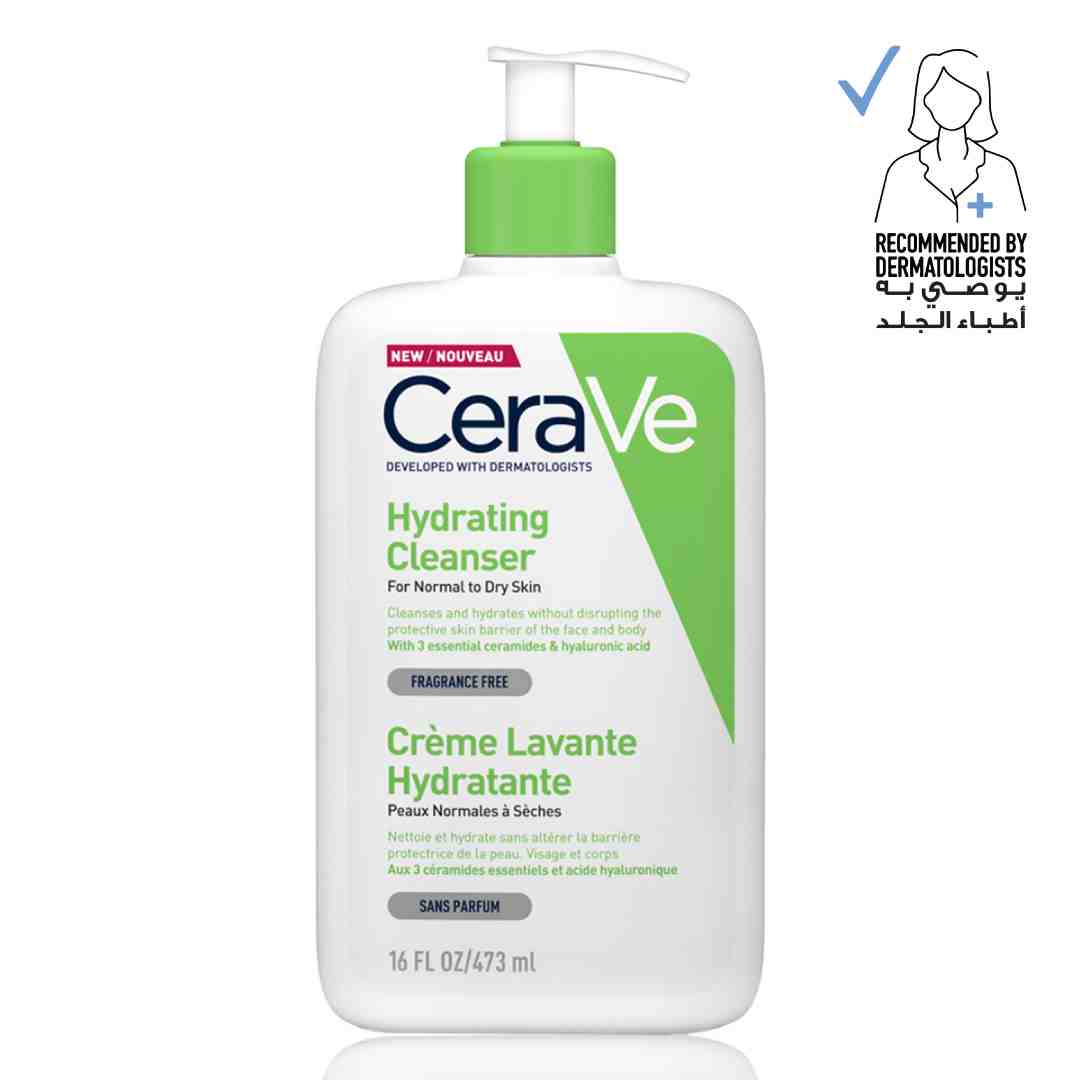 CeraVe Hydrating Cleanser for Normal to Dry Skin with Hyaluronic Acid 473Ml | Cleansers CeraVe Hydrating Cleanser for Normal to Dry Skin with Hyaluronic Acid 473Ml | Cleansers