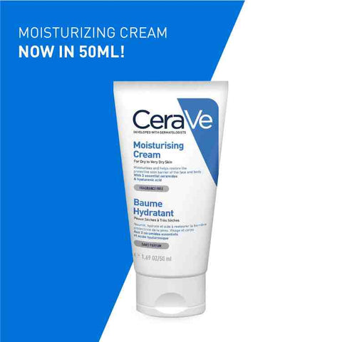 Cerave Moisturizing Cream for Dry Skin with Hyaluronic Acid 50ml