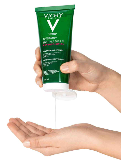 Vichy Normaderm Phytosolution Face Cleanser Gel For Oily Acne Skin With vichy-normaderm-phytosolution-face-cleanser-gel-for-oily-acne-skin-with