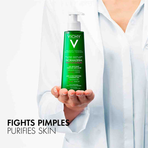 Vichy Normaderm Phytosolution Face Cleanser Gel for Oily/Acne Skin with Salicylic Acid 400ml