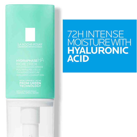 La Roche-Posay Hydraphase HA Rich Moisturiser for Sensitive Skin 50ml