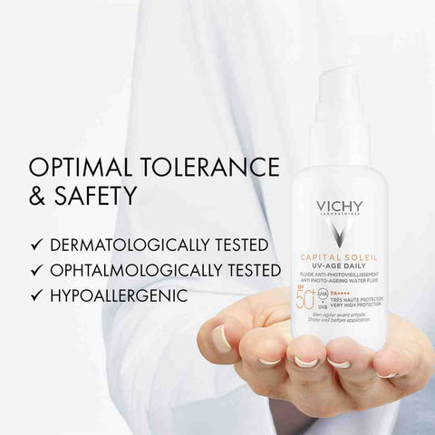 Vichy Capital Soleil UV - Age Anti Ageing Sunscreen SPF 50+ with Niacinamide 40ml