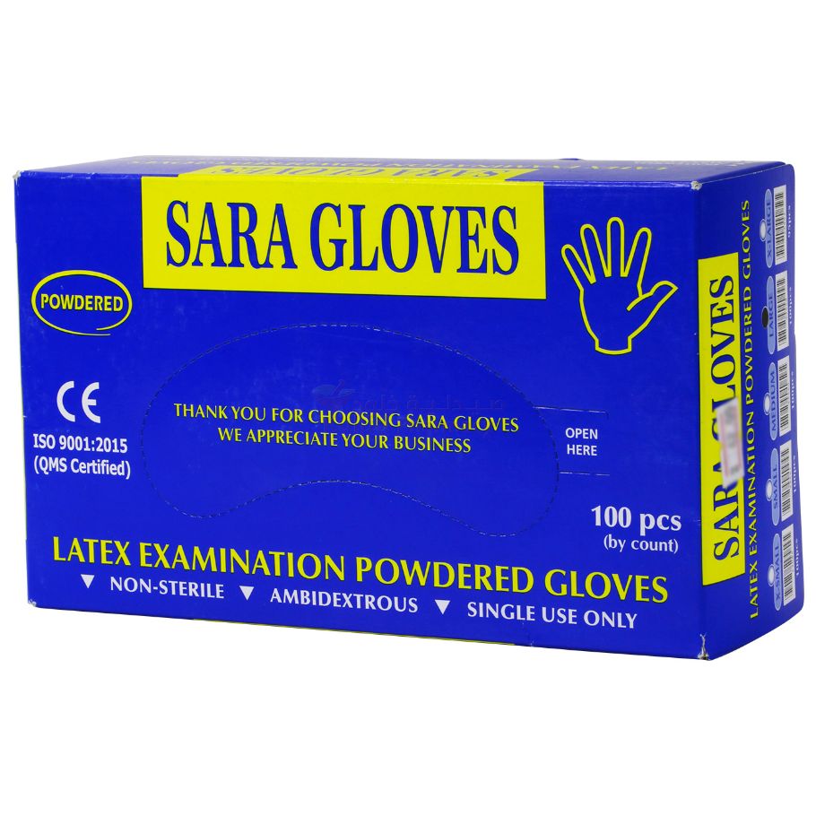 Latex With Powder (Large) Gloves 100 PC | Gloves Latex With Powder (Large) Gloves 100 PC | Gloves