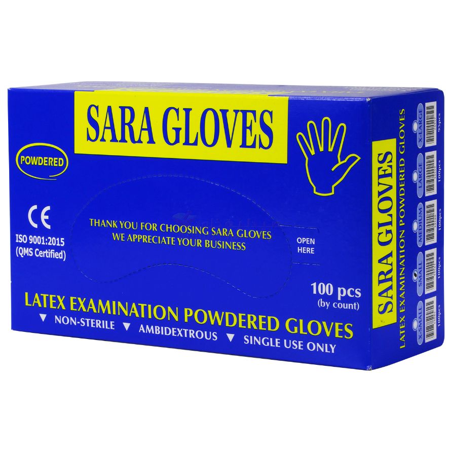 Latex With Powder (Small) Gloves 100 PC | Gloves Latex With Powder (Small) Gloves 100 PC | Gloves