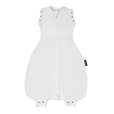 Clevamama 3 In 1 Nite Nite Romper & Sleeping Bag 1 Tog - White (0-9M)