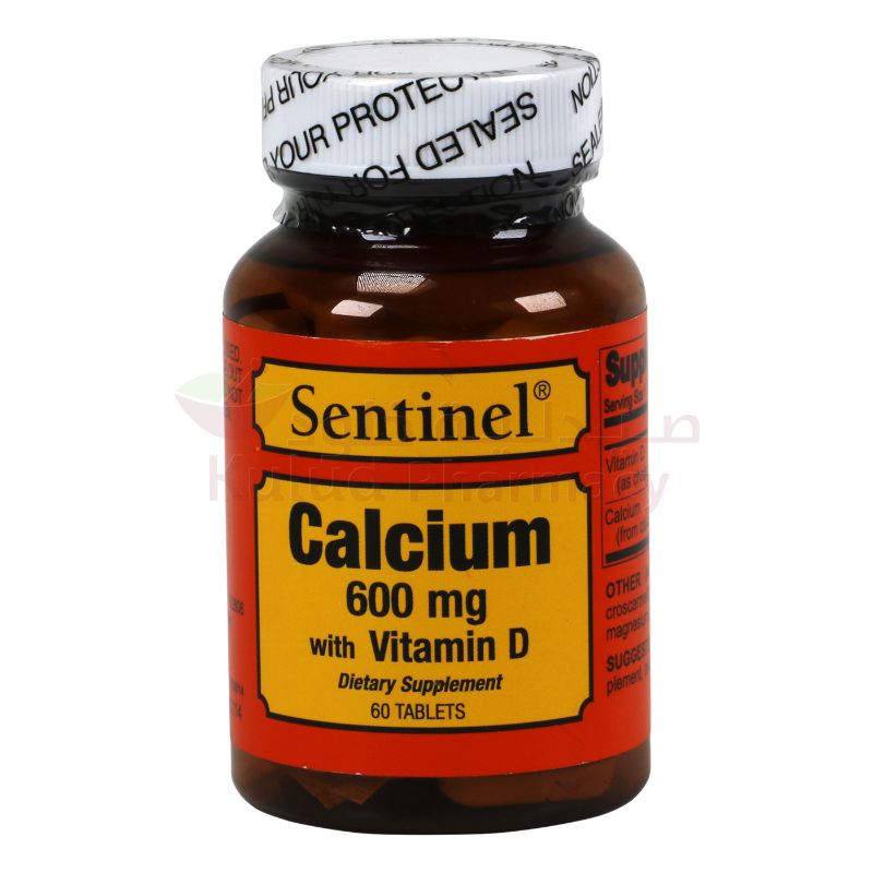 Sentinel Calcium +Vitamin D Tablet 60 Tab | Vitamin D & Calcium Sentinel Calcium +Vitamin D Tablet 60 Tab | Vitamin D & Calcium