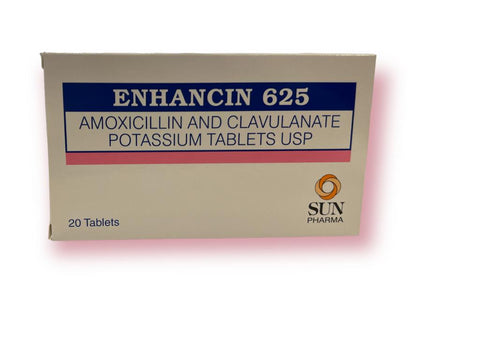 Buy Enhancin Tablet 625 Mg 20 PC Online - Kulud Pharmacy