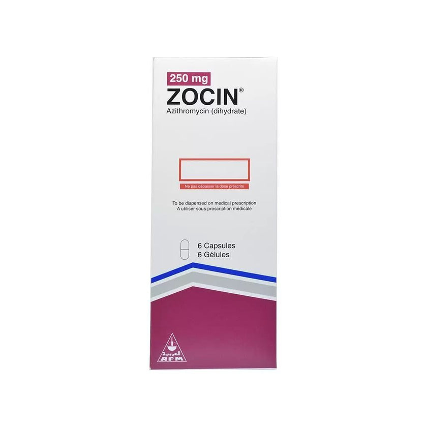 Zociv Inj Zocin Capsule 250 Mg 6 PC | Kulud Pharmacy