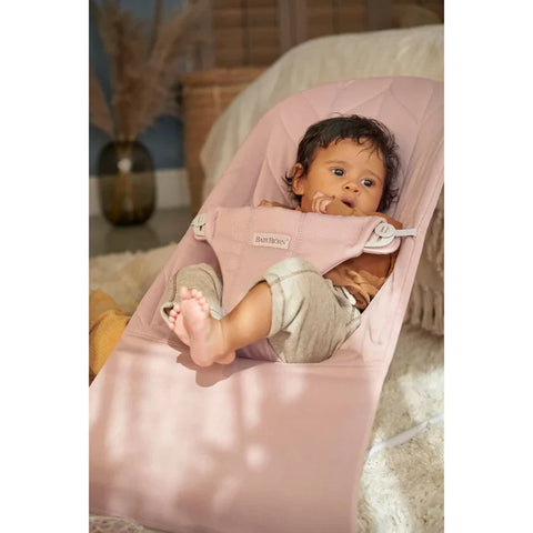 Babybjorn Bouncer Bliss Cotton, Petal Quilt (Dusty Pink)