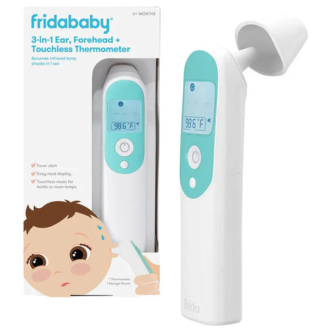 Fridababy - 3-In-1 Baby Ear Forehead Touchless Infrared Thermometer