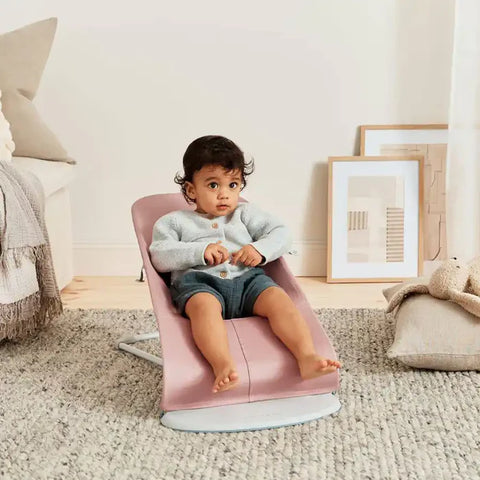 Babybjorn Bouncer Bliss Cotton, Petal Quilt (Dusty Pink)