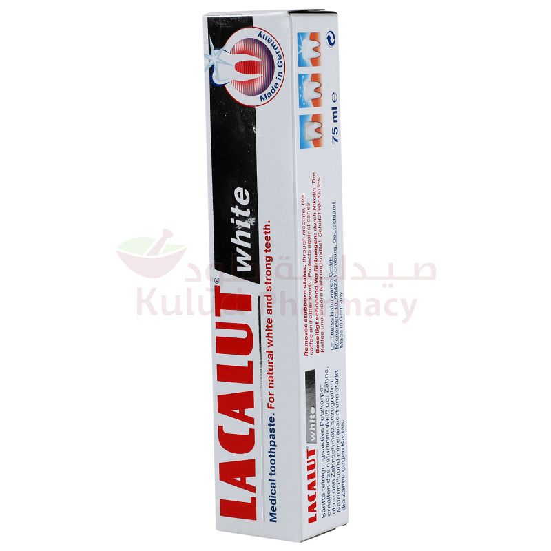 Lacalut White Toothpaste 75 ML | Toothpastes Lacalut White Toothpaste 75 ML | Toothpastes