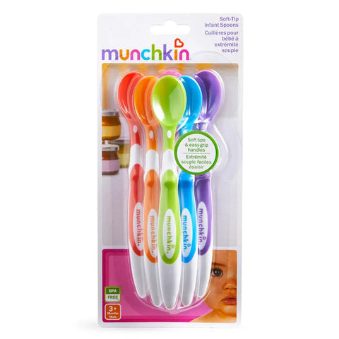 Munchkin - Soft-Tip Infant Spoon (Pack Of 6)