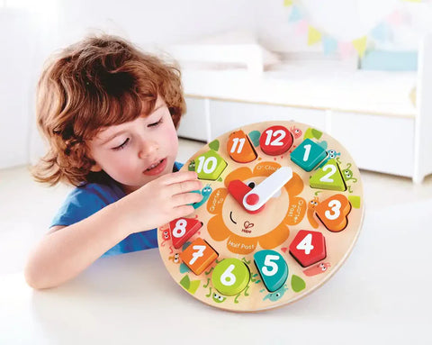 Hape - Chunky Clock Puzzle