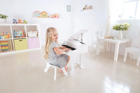 Hape - Deluxe Grand Piano (White)