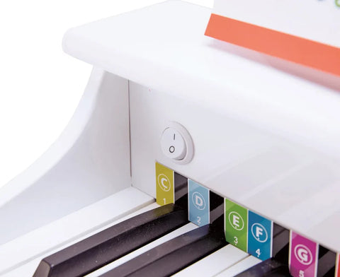 Hape - Deluxe Grand Piano (White)