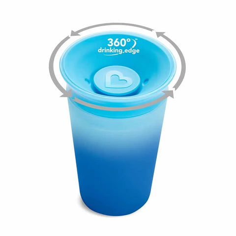 Munchkin - Miracle 360 Color Changing Cup 9Oz (Blue)