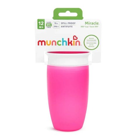 Munchkin - Miracle 360 Sippy Cup 10Oz With Lid (Pink)