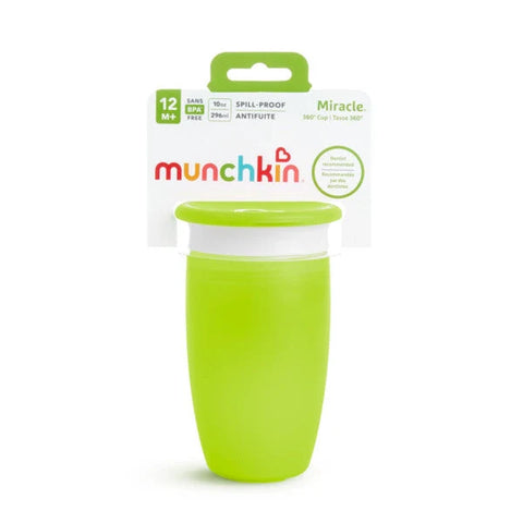 Munchkin - Miracle 360 Sippy Cup With Lid 10Oz (Green)