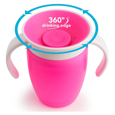 Munchkin - Miracle 360 Trainer Cup 7Oz (Pink)