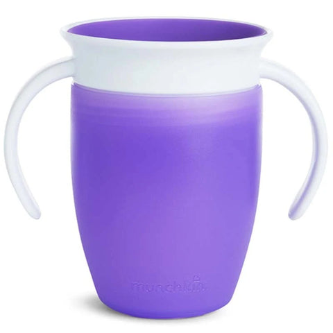 Munchkin - Miracle 360 Trainer Cup With Lid 7Oz (Purple)