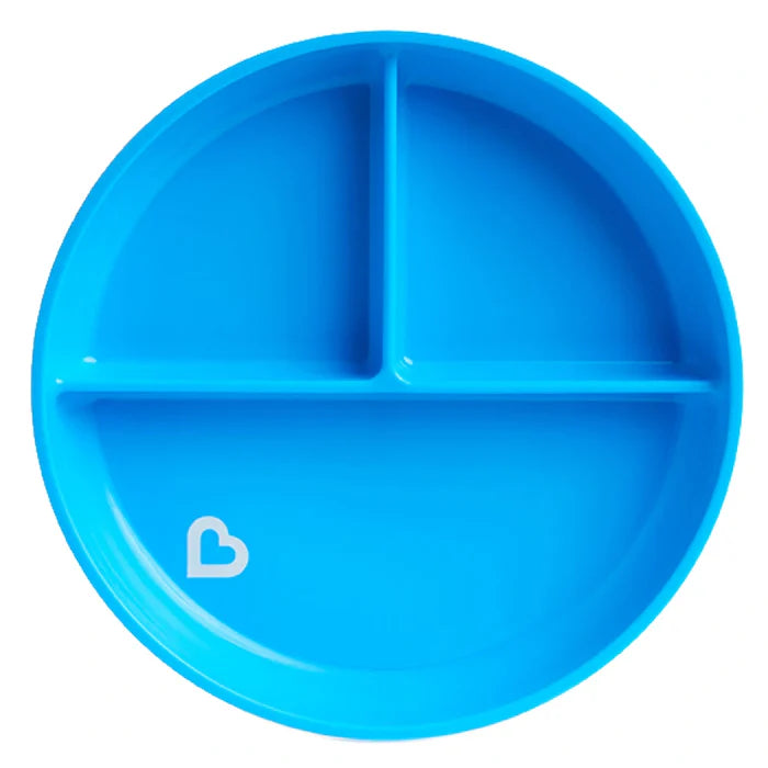 Munchkin - Stay Put Suction Plate (Blue) | Bowls & Plates Munchkin - Stay Put Suction Plate (Blue) | Bowls & Plates