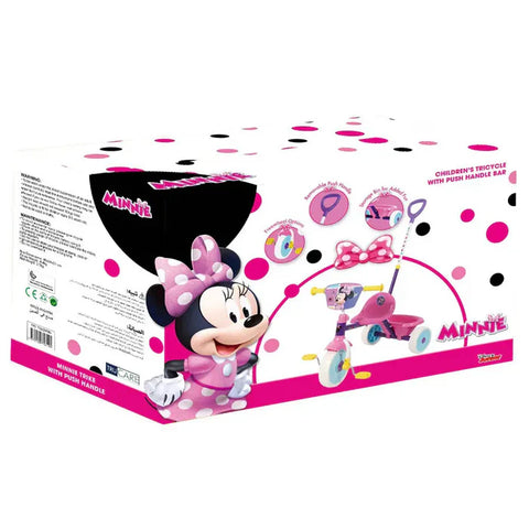 Minnie Trike W/ Push Handle Disney Minnie