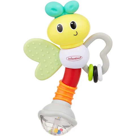 Infantino Handle Rattle Infantino - Rattle And Teether Love Bug | Kulud Pharmacy