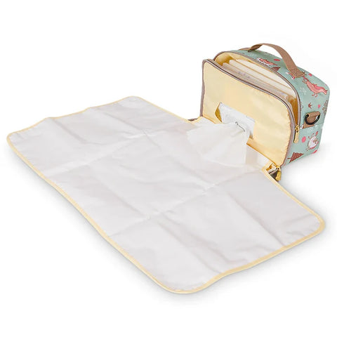 Sunveno - Diaper Changing Clutch W/T Mat (Green Dream)