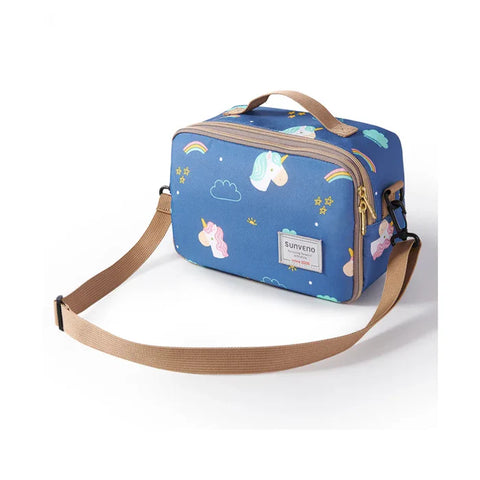 Sunveno - Diaper Changing Clutch W/T Mat (Unicorn Blue)