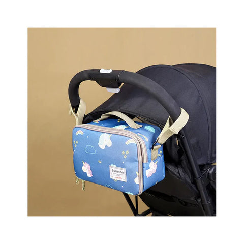 Sunveno - Diaper Changing Clutch W/T Mat (Unicorn Blue)