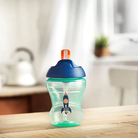 Tommee Tippee Easy Drink Straw Cup, 150Ml (Green-Blue)